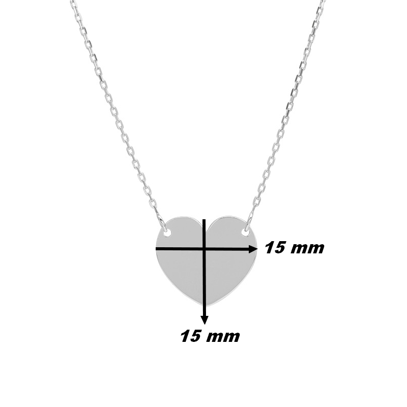 collier-femme-coeur-a-graver-argent-rhodié-des-idees-bijoux-332309-dimensions Collier Cœur Femme Argent gravable élégant et intemporel, dimensions