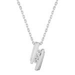 Collier Femme Argent 3 Oxydes