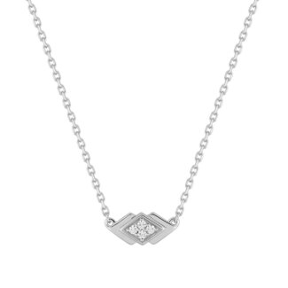 Collier Femme Argent et Oxydes au design moderne