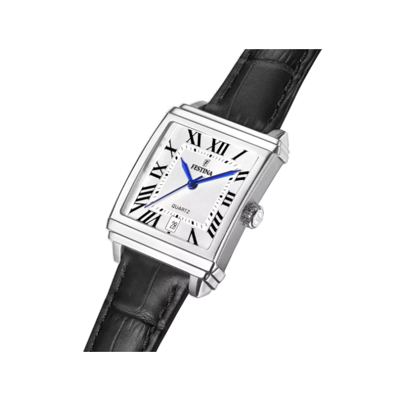 Montre rectangulaire FESTINA Femme cuir noir F20682/3, autre vue