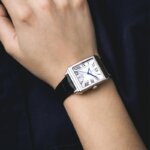 Montre rectangulaire FESTINA Femme cuir noir F20682/3 portée