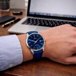 Montre Homme FESTINA F20512/3 cuir bleu portée