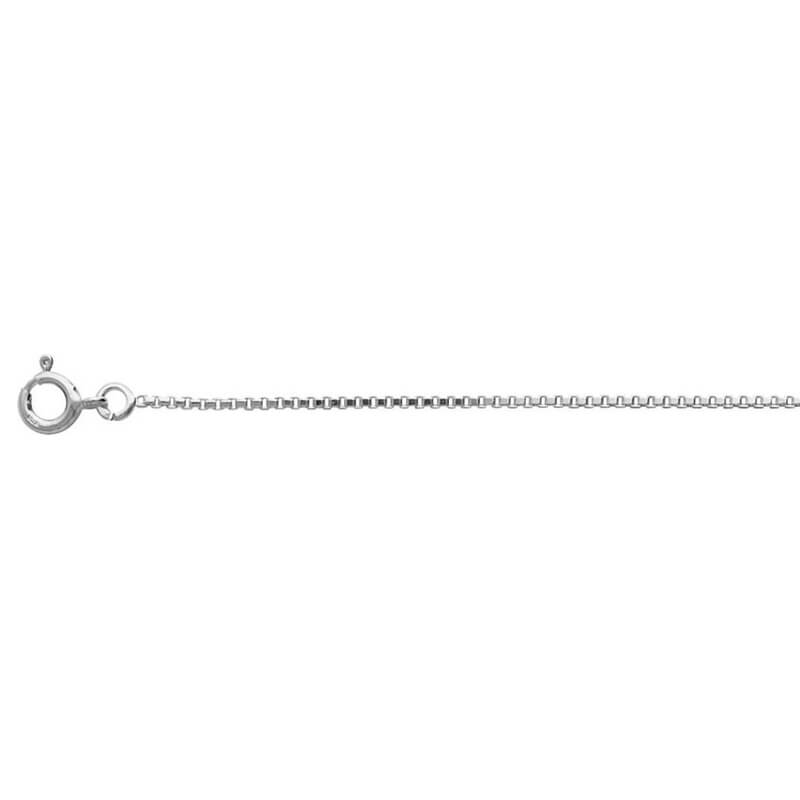 Chaîne femme vénitienne argent 1.2 mm : finesse précieuse et élégance intemporelle