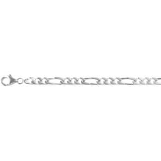 Chaîne maille alternée 1+3 Homme Argent 4 mm – Élégance moderne et style affirmé