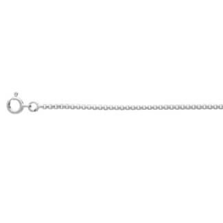 Chaîne Femme Vénitienne Argent 1.4 mm – Finesse Structurée et Élégance Moderne