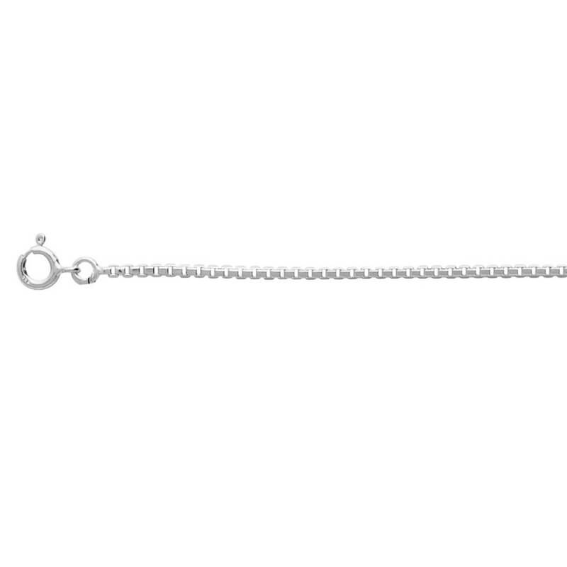 Chaîne Femme Vénitienne Argent 1.4 mm – Finesse Structurée et Élégance Moderne