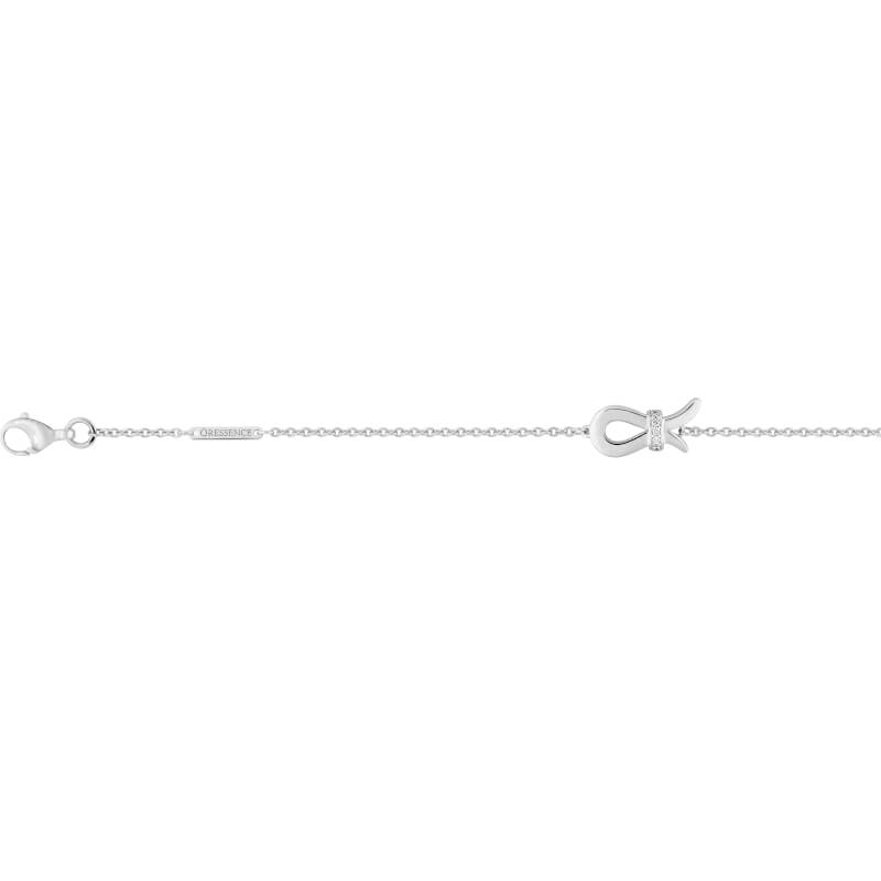 Bracelet Femme Or blanc et Diamants ORESSENCE