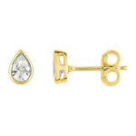 Boucles d'oreilles goutte Femme Or jaune et Oxydes ROBBEZ MASSON