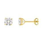 Boucles d'oreilles Femme 6 mm Or jaune et Oxydes ROBBEZ MASSON
