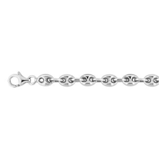 Bracelet grain de café Femme Argent rhodié ROBBEZ MASSON