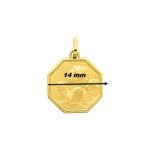 Médaille Ange Or jaune ROBBEZ MASSON, dimensions