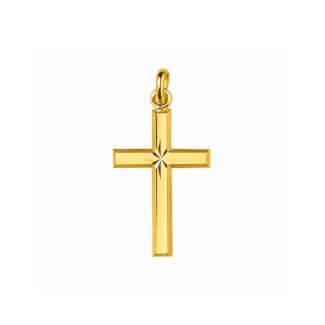 Pendentif Croix Or jaune