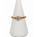 Bague Or jaune et Diamant HAMPTONS by Thomas JAVON