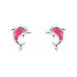 Boucles d'oreilles Enfant Argent rhodié Dauphin ROBBEZ MASSON