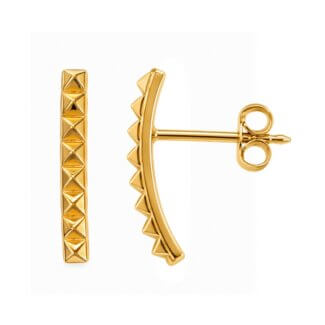 Boucles d'oreilles pendantes Or jaune THOMAS JAVON