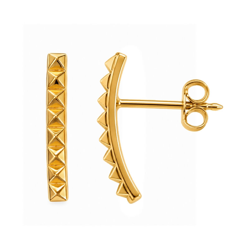 Boucles d'oreilles pendantes Or jaune THOMAS JAVON