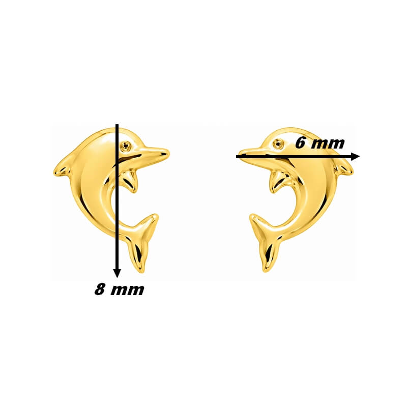 boucles-oreilles-or-jaune-750-dauphin-enfant-8347V-des-idees-bijoux-thomas-javon-dimesions Boucles d'oreilles Enfant Or jaune Dauphin ROBBEZ MASSON, dimensions