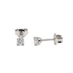 Boucles d'oreilles Femme Or blanc et Diamants HAMPTONS by THOMAS JAVON