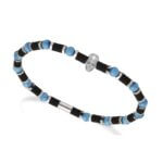 Bracelet tête de mort Acier inoxydable Homme élastique ROCHET