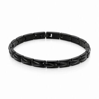 Bracelet Homme Acier noir inoxydable ROCHET