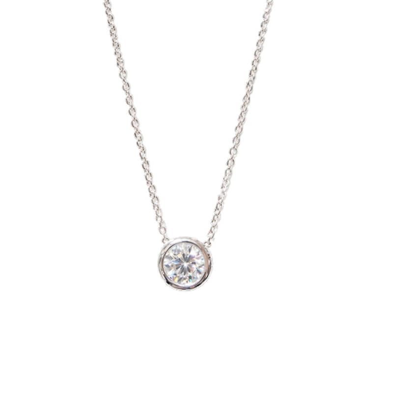 Collier Or blanc et Diamants HAMPTONS by Thomas JAVON