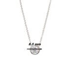 Collier Or blanc et Diamants HAMPTONS by Thomas JAVON