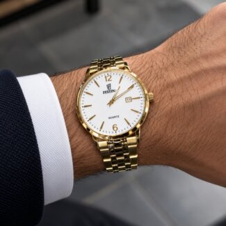 Montre Homme FESTINA Acier doré F20513/2, portée