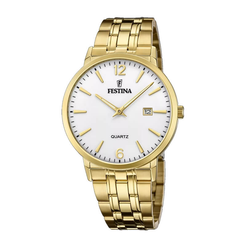 montre-Homme-FESTINA-acier-doré-des-idees-bijoux-thomas-javon-F20513-2 Montre Homme FESTINA Acier doré F20513/2