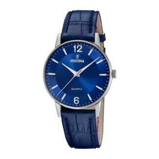 Montre Homme FESTINA cuir cadran bleu F20690/3