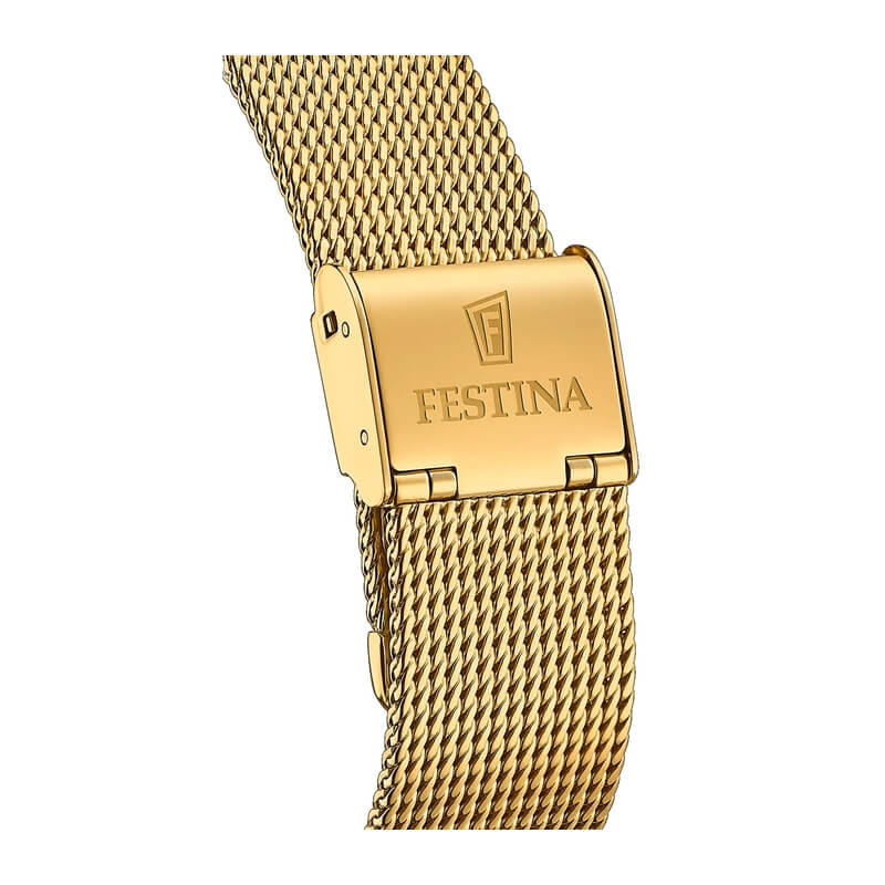 montre-femme-acier-doré-festina-F20476-1-des-idees-bijoux-thomas-javon-boucle Montre Femme FESTINA Acier doré F20476/1 " Boyfriend ", boucle