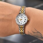 Montre Femme FESTINA Acier F20792/4 " Mademoiselle " bicolore, portée