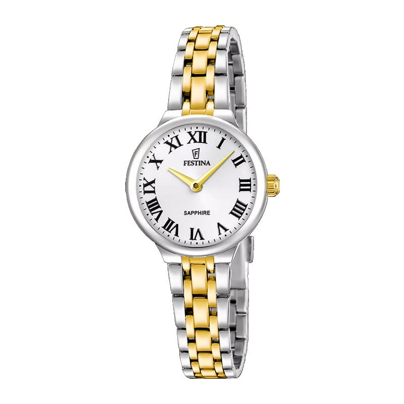 montre-femme-bicolore-FESTINA-acier-inoxydable-F20792-4-des-idees-bijoux-thomas-javon Montre Femme FESTINA Acier F20792/4 " Mademoiselle " bicolore