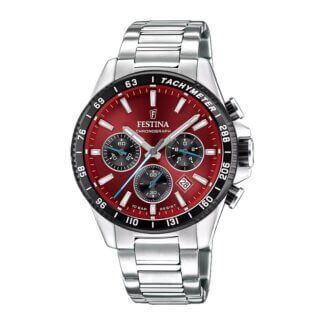 Montre Homme Chronographe grenat FESTINA Acier F20560/7