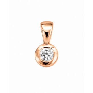 Pendentif Or rose et Diamant HAMPTONS Thomas JAVON