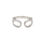 Bague Or blanc et Diamants THOMAS JAVON