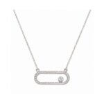 Collier Or blanc et Diamants HAMPTONS by Thomas JAVON
